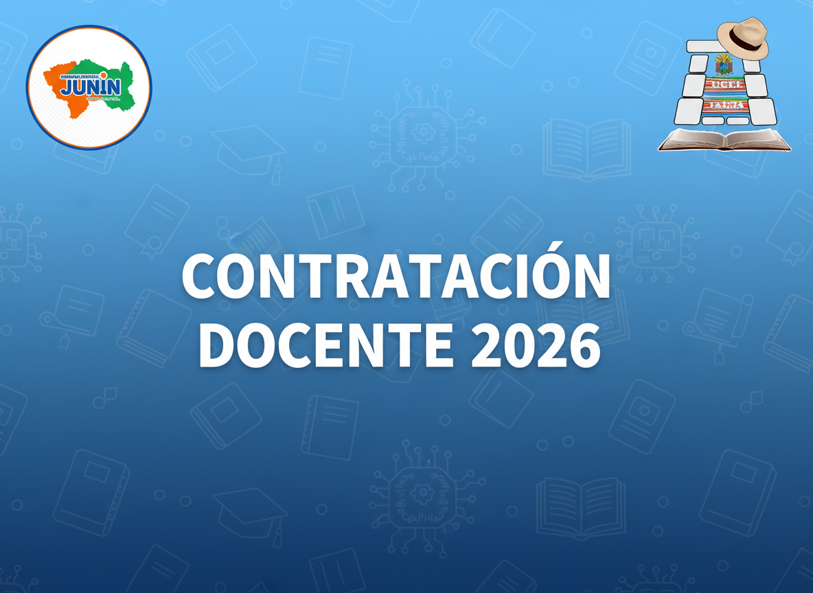 Contrata docente UGEL Jauja 2026