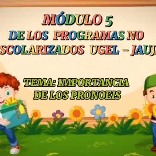 Feliz 52° Aniversario de los PRONOEI – UGEL Jauja