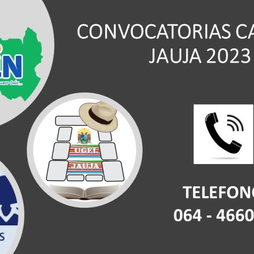 CONVOCATORIAS UGEL JAUJA 2023