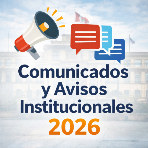 Comunicados y Avisos Institucionales 2026