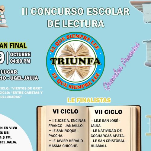 La gran final del Concurso de Lectura «EL QUE SIEMPRE LEE, TRIUNFA»