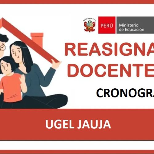 REASIGNACIÓN DOCENTE UGEL JAUJA 2022