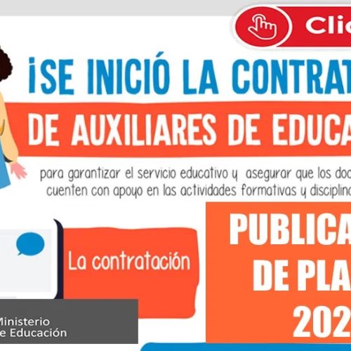 CONTRATA DE AUXILIARES DE EDUCACIÓN